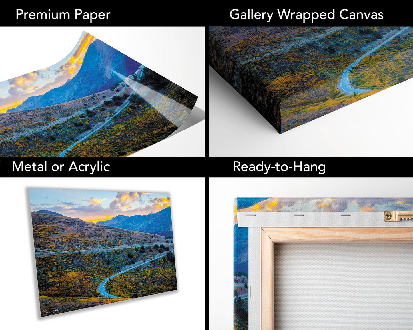 Colorado's Iconic Independence Pass Road Continental Divide Rocky Mountain Fine Art Photo | Canvas Wall Art | Picture paper, acrylic, metal