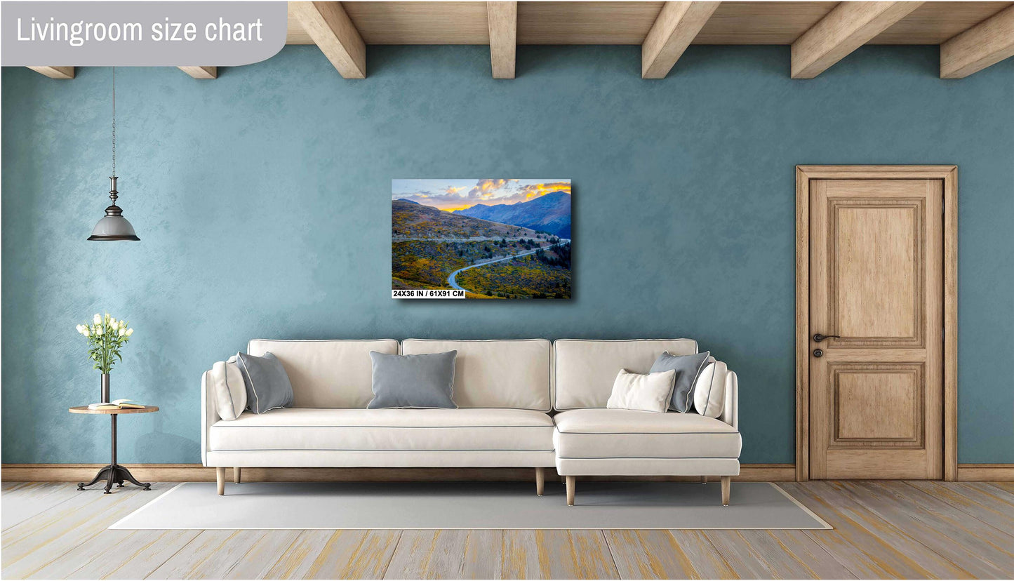 Colorado's Iconic Independence Pass Road Continental Divide Rocky Mountain Fine Art Photo | Canvas Wall Art | Picture paper, acrylic, metal