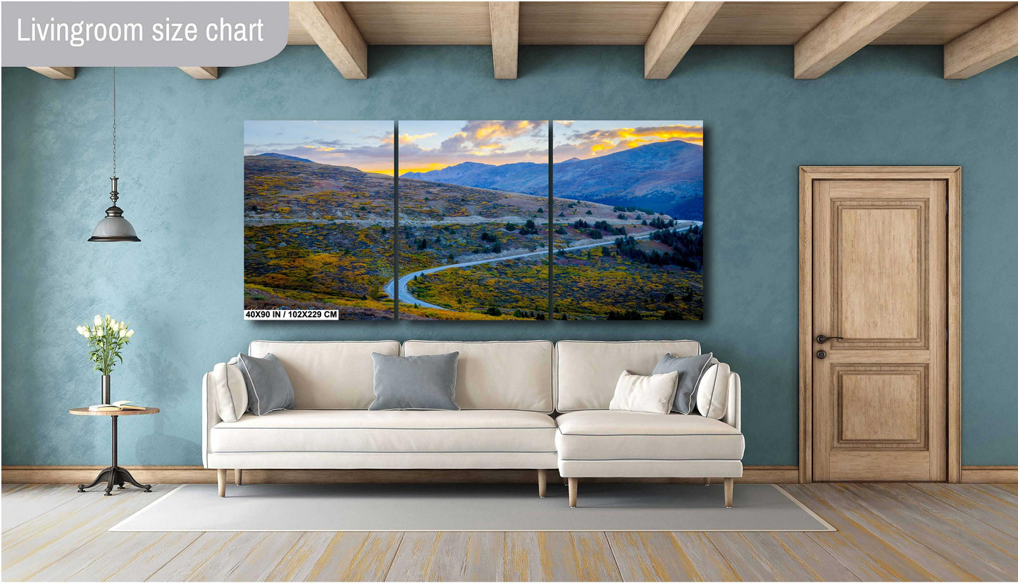Colorado's Iconic Independence Pass Road Continental Divide Rocky Mountain Fine Art Photo | Canvas Wall Art | Picture paper, acrylic, metal