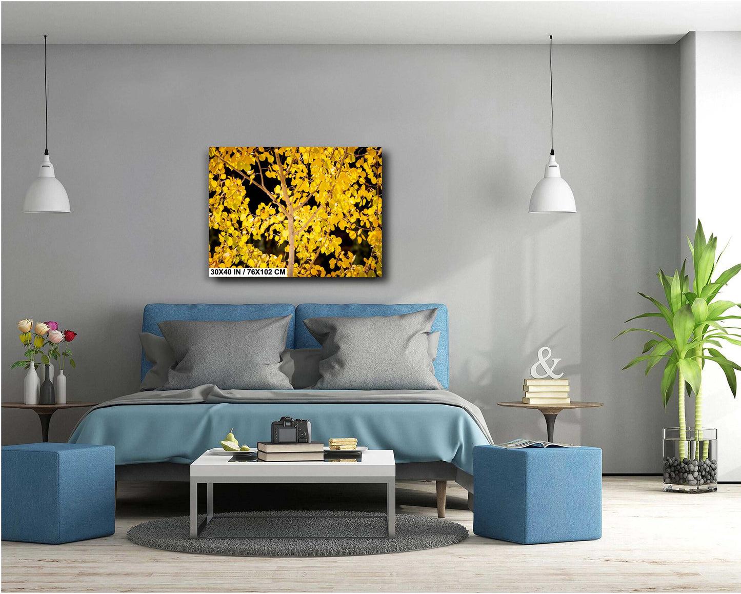 Colorado's Iconic Aspen Trees Fine Art Photo | Golden Fall Colors Print | Canvas Wall Art | Travel Picture paper, acrylic, metal