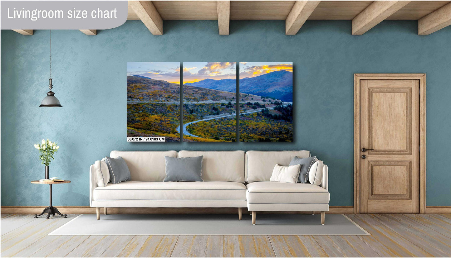 Colorado's Iconic Independence Pass Road Continental Divide Rocky Mountain Fine Art Photo | Canvas Wall Art | Picture paper, acrylic, metal