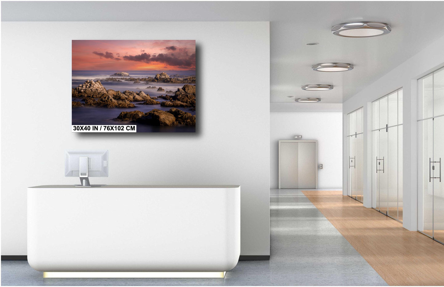 Tidepools Sunset Fine Art Photography | California Coast Poster | Pacific Grove Ocean Scenic Landscape | canvas, paper, acrylic, metal