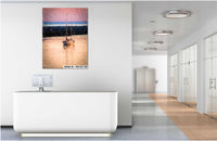 Half Moon Bay Sunset Sailboat Photograph: Coastal Fine Art Print