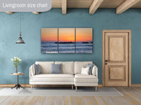 Pelicans at Sunset Fine Art Photograph: Half Moon Bay Coastal Print