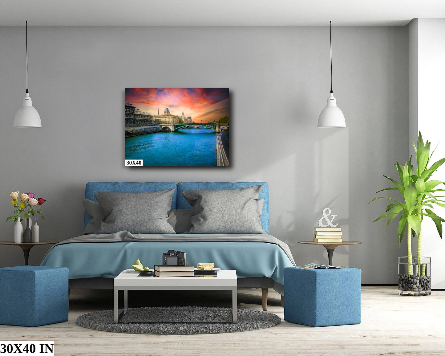 Paris River Seine Photography Print: Conciergerie Landmark Wall Art