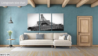 Eiffel Tower Paris Photography: Scenic Landmark Canvas Wall Art