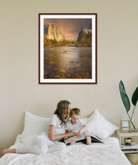 Yosemite Valley Photo, Merced River Dreams Print Wall Art,  Half Dome fine Art, California Sunrise Photo Print, Yosemite National Park Print