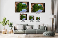French Countryside Photograph: Saint-Antonin Noble Val, River Bridge Art Print