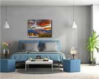 Aspen Sunset Photo: Colorado Rocky Mountain Fall Colors Canvas Art