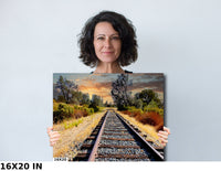 Gold Country Railway Photography | California Sierra Foothills | Historic Motherlode Fine Art Scenic Landscape | Canvas, Paper Wall Art
