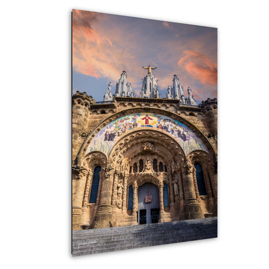 Barcelona Temple Print: Sacred Heart of Jesus, Tibidabo Mountain
