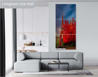 Red Church Fine Art Photo: California Gold Country Landmark, Fall Colors