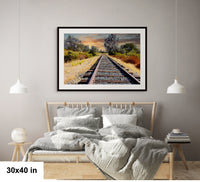 Gold Country Railway Photography | California Sierra Foothills | Historic Motherlode Fine Art Scenic Landscape | Canvas, Paper Wall Art