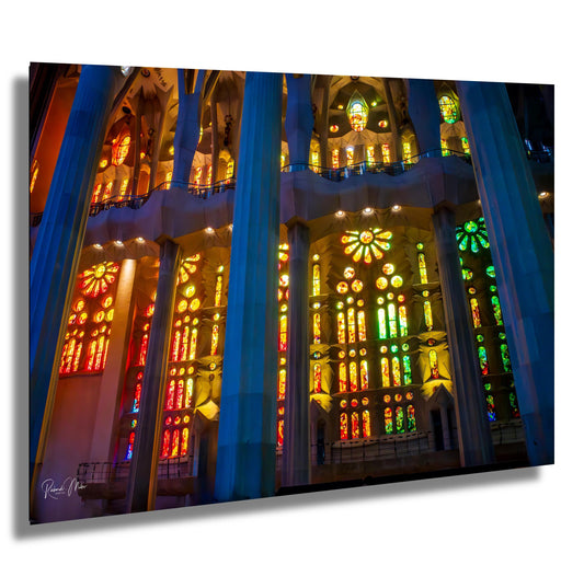Sagrada Familia Sunset Photo: Barcelona Travel Print, Gaudi Architecture