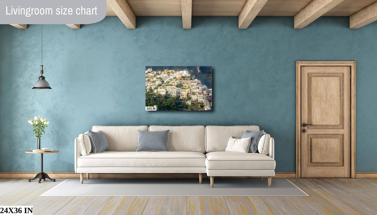 Italy's Amalfi Coast: Sailing Costiera Amalfiitana Landscape  | Fine Art Photograph | Italy Poster / Seascape Print/Canvas/Acrylic/Metal