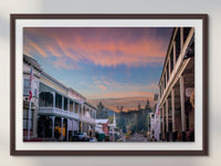 California Sunrise, Canvas Wall Art, Gold Country Motherlode towns, Sutter Creek Scenic Landscape,  Fine Art Photography, Canvas, Acrylic