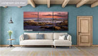 Pacific Grove Sunset Seascape Photography: California Coast Art Print