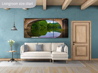 French Countryside Photograph: Saint-Antonin Noble Val, River Bridge Art Print