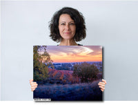 California Vineyard Sunset Print: Amador County Fine Art Photography