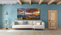 Aspen Sunset Photo: Colorado Rocky Mountain Fall Colors Canvas Art