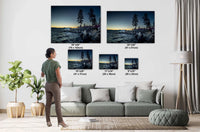 Lake Tahoe Sunset Photography: Secret Cove Canvas Wall Art