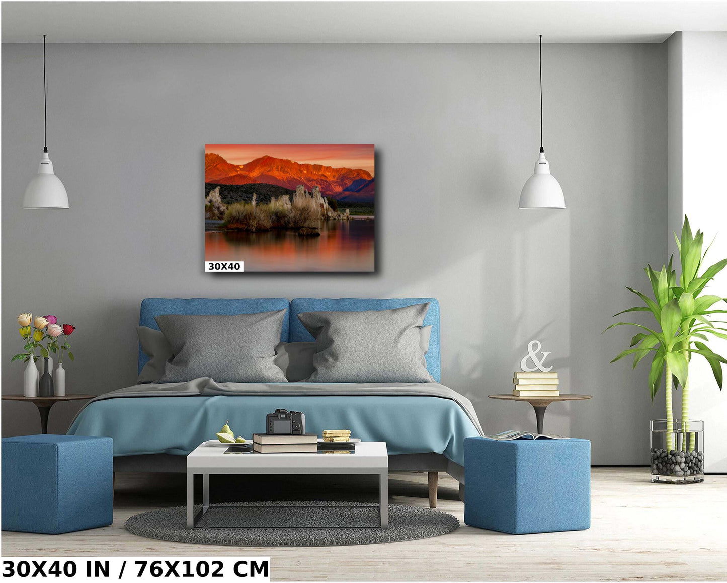 Mono Lake Sunrise Photography Print: California Scenic Landscape Wall Art