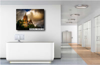 Barcelona: "El Pinar" Castle Sunrise Landscape  | Fine Art Photograph | Spain Poster / Tibidabo Mountain Print/Canvas/Acrylic/Metal