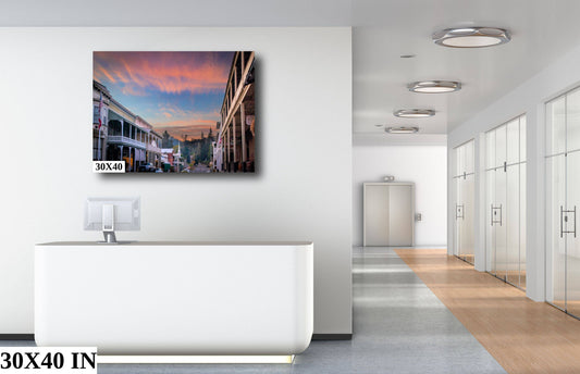 California Sunrise, Canvas Wall Art, Gold Country Motherlode towns, Sutter Creek Scenic Landscape,  Fine Art Photography, Canvas, Acrylic