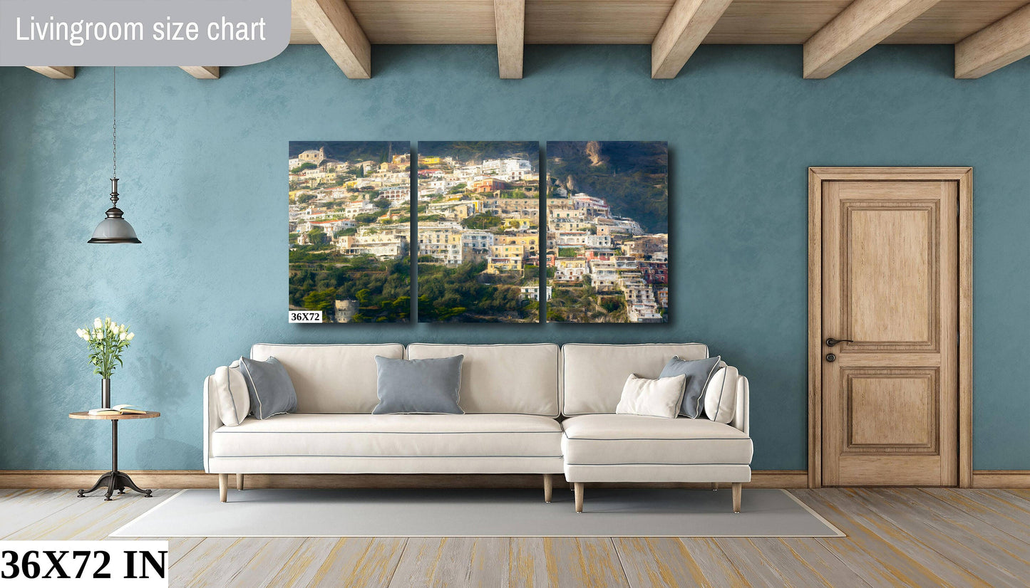 Italy's Amalfi Coast: Sailing Costiera Amalfiitana Landscape  | Fine Art Photograph | Italy Poster / Seascape Print/Canvas/Acrylic/Metal