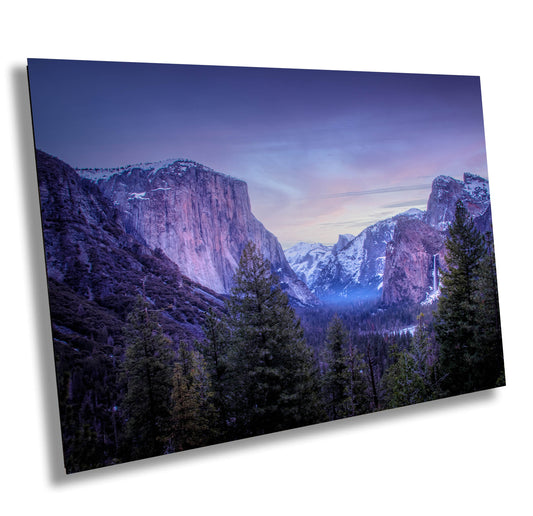 Yosemite Valley | Canvas Wall Art | National Park Fine Art Photography | El Capitan, Half Dome Tunnel  View Travel Poster, Scenic Landscape