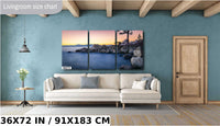 Lake Tahoe Sunset Photography: Secret Cove Fine Art Canvas Print