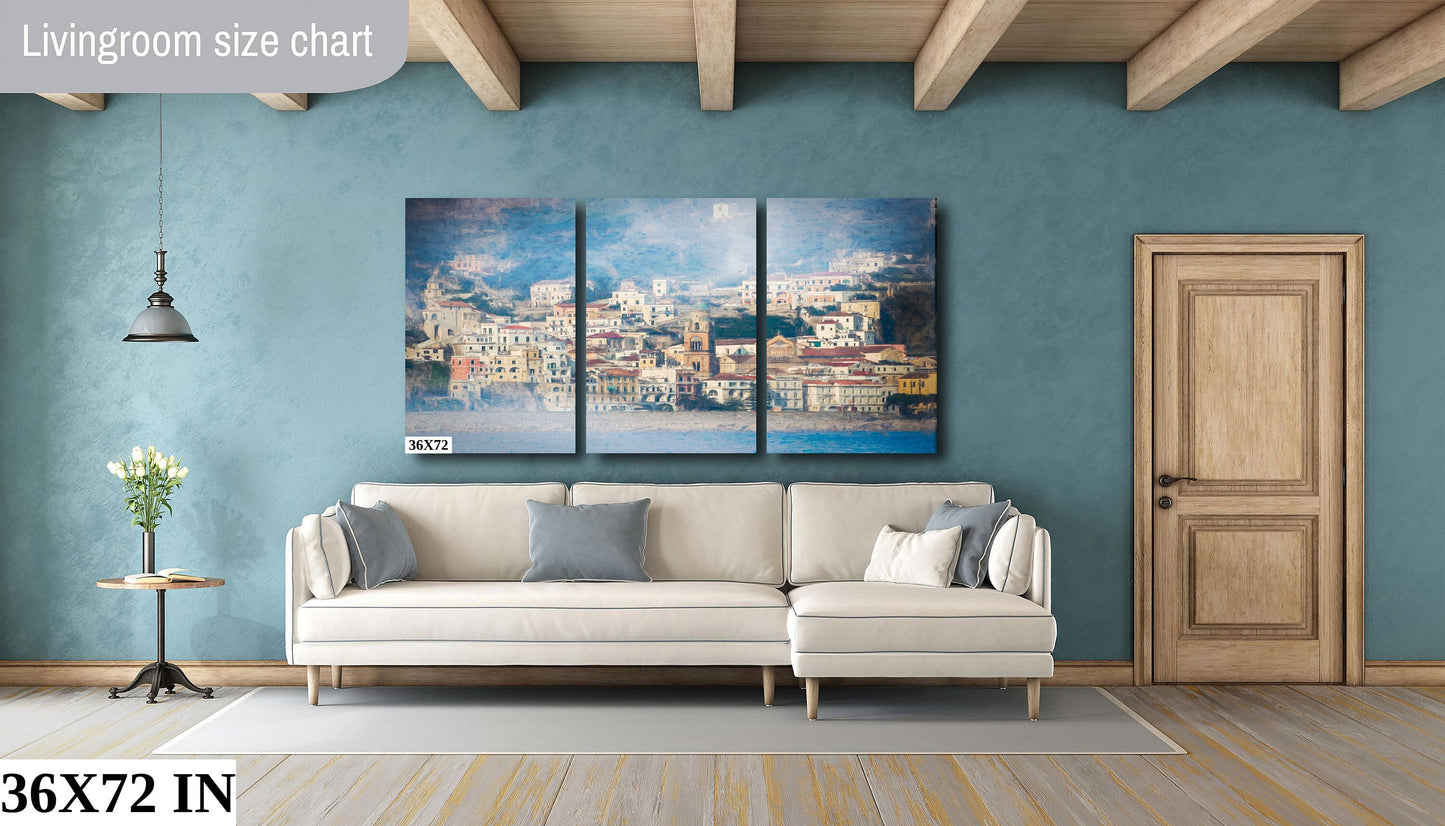 Italy's Amalfi Coast: Positano Sunrise Landscape  | Fine Art Photograph | Italy Poster / Seascape Print/Canvas/Acrylic/Metal