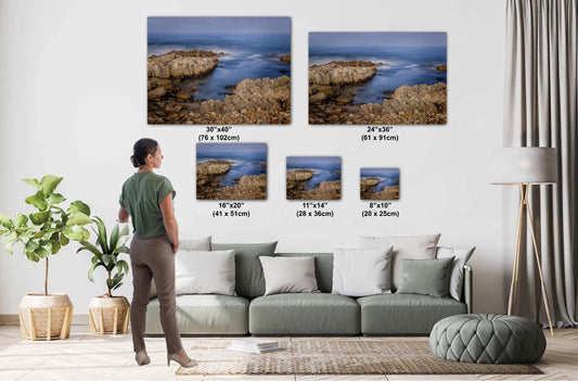 California Coast Photography Print: Pacific Grove Ocean Landscape Wall Art