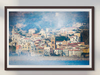 Italy's Amalfi Coast: Positano Sunrise Landscape  | Fine Art Photograph | Italy Poster / Seascape Print/Canvas/Acrylic/Metal