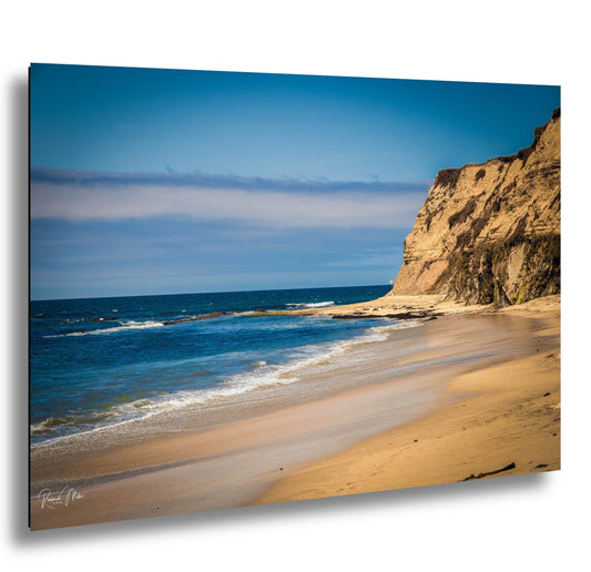 Half Moon Bay Coastal Print: California Beach Photography, Three Rocks Cove