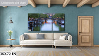 Amsterdam's Iconic Prinsengracht Canal Bridge | Sunset Landscape Print/Canvas/Acrylic/Metal | Home / Office