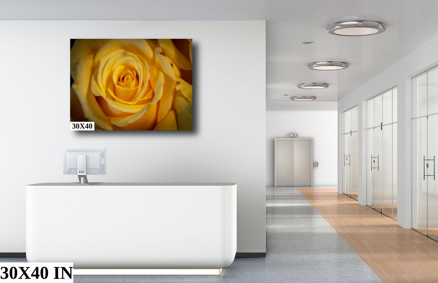 Yellow Rose | Sierra Foothills, Canvas Wall Art, home decor, Mother's Day, photography, acrylic, paper, flowers, rose