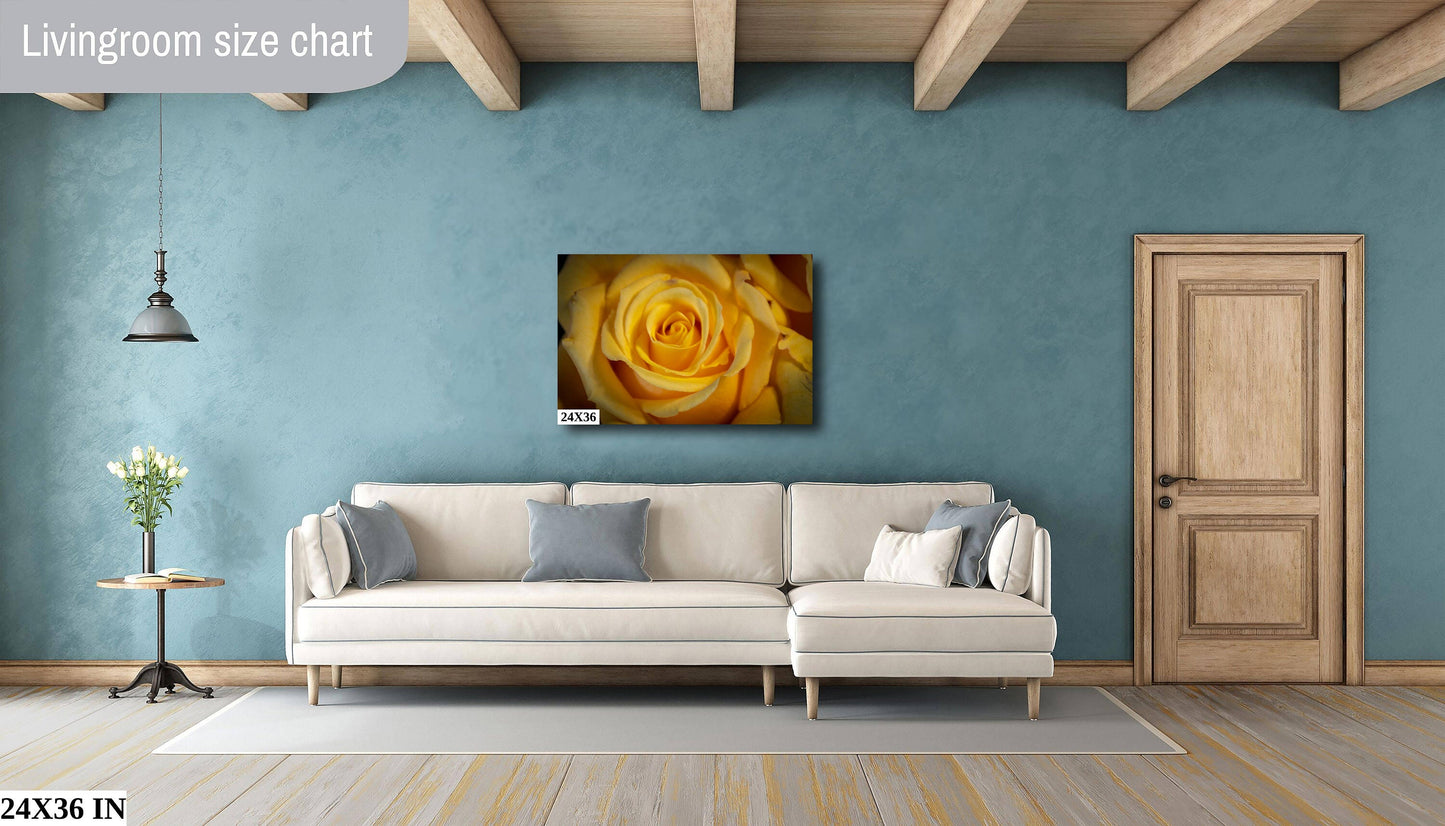 Yellow Rose | Sierra Foothills, Canvas Wall Art, home decor, Mother's Day, photography, acrylic, paper, flowers, rose