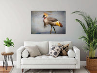 African Birds |  Black-Crowned Crane Nature Print, Serengeti Wall Art, Canvas Wildlife Photo | Fine Art photography | home, office decor