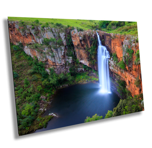 Waterfall Fine Art Photo | Canvas Wall Art | Berlin Falls, South Africa Scenic Landscape - home decor, wall decor, paper, canvas, acrylic