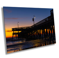 California's Iconic Pismo Beach Pier at Sunset | Beach Photography Wall Art Print/Canvas/Acrylic/Metal  Home, Office Fine Art