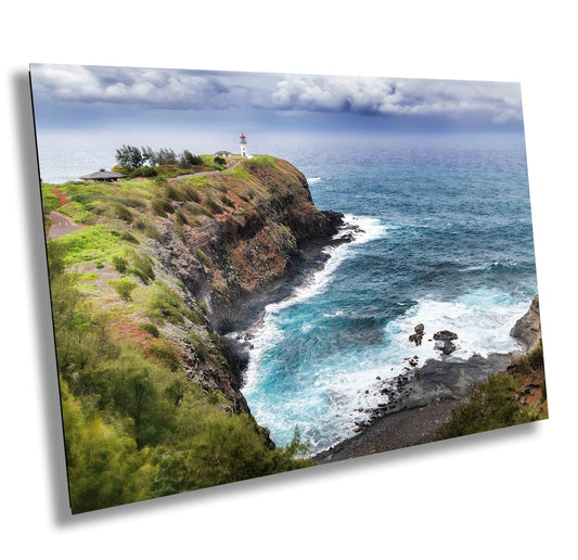 Hawaii Fine Art Photography, Kilauea Lighthouse, Kauai Poster, Canvas Wall Art, Nature Photograph, Seascape  paper/canvas/acrylic/metal