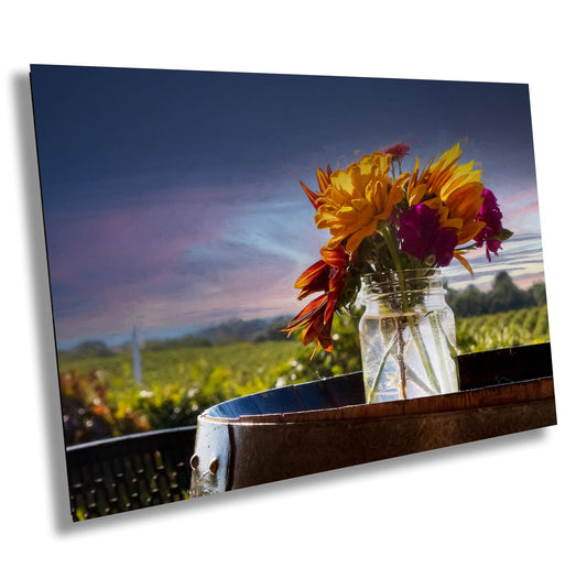 Vineyard Fine Art Photography | Winery Poster | Canvas Wall Art | Shenandoah Valley Wine Country | Canvas, Acrylic, Metal Paper print