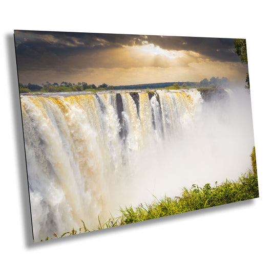 Victoria Falls Devil's Cataract | Canvas Wall Art | African Landscape - home art decor, wall decor, interior design | paper, canvas, acrylic