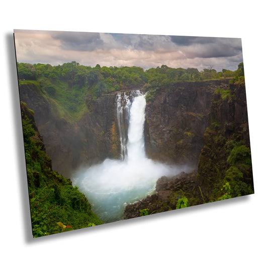 Victoria Falls | Canvas Wall Art | Scenic African Landscape | Waterfall Fine Art Photography  | home, office decor, interior design