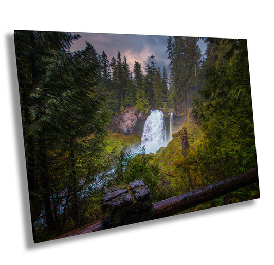 Sahalie Falls Fine Art Photo | Oregon Waterfall Nature Print | Canvas Wall Art | Landscape Poster | Travel Picture paper, acrylic, metal