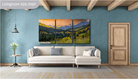 Colorado's Iconic Rocky Mountain Fine Art Photo | Valley View Fall Colors Print | Canvas Wall Art | Travel Picture paper, acrylic, metal