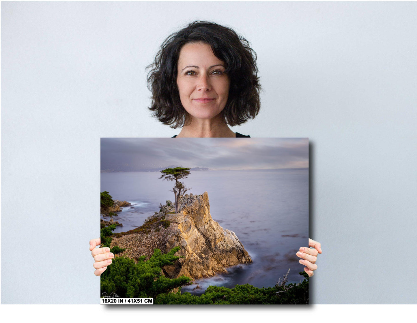 California's Iconic Lone Cypress Fine Art Photograph | Carmel by the Sea Canvas Wall Art,  Pebble Beach Coastal Seascape Sunset poster
