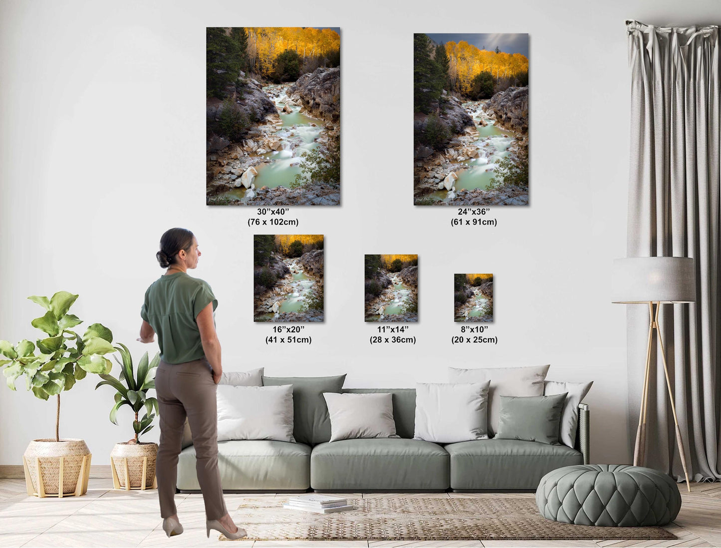 Colorado's Iconic Whillis Gulch Rocky Mountain River Fine Art Photo | Fall Canvas Wall Art | Aspen Picture paper, acrylic, metal