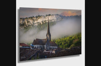 French Village Church Print: Saint-Antonin Noble Val Photography